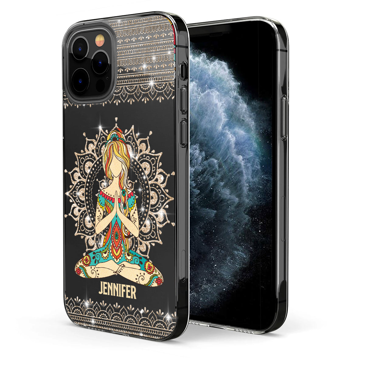 Let That S Go - Personalized Yoga Clear Phone Case