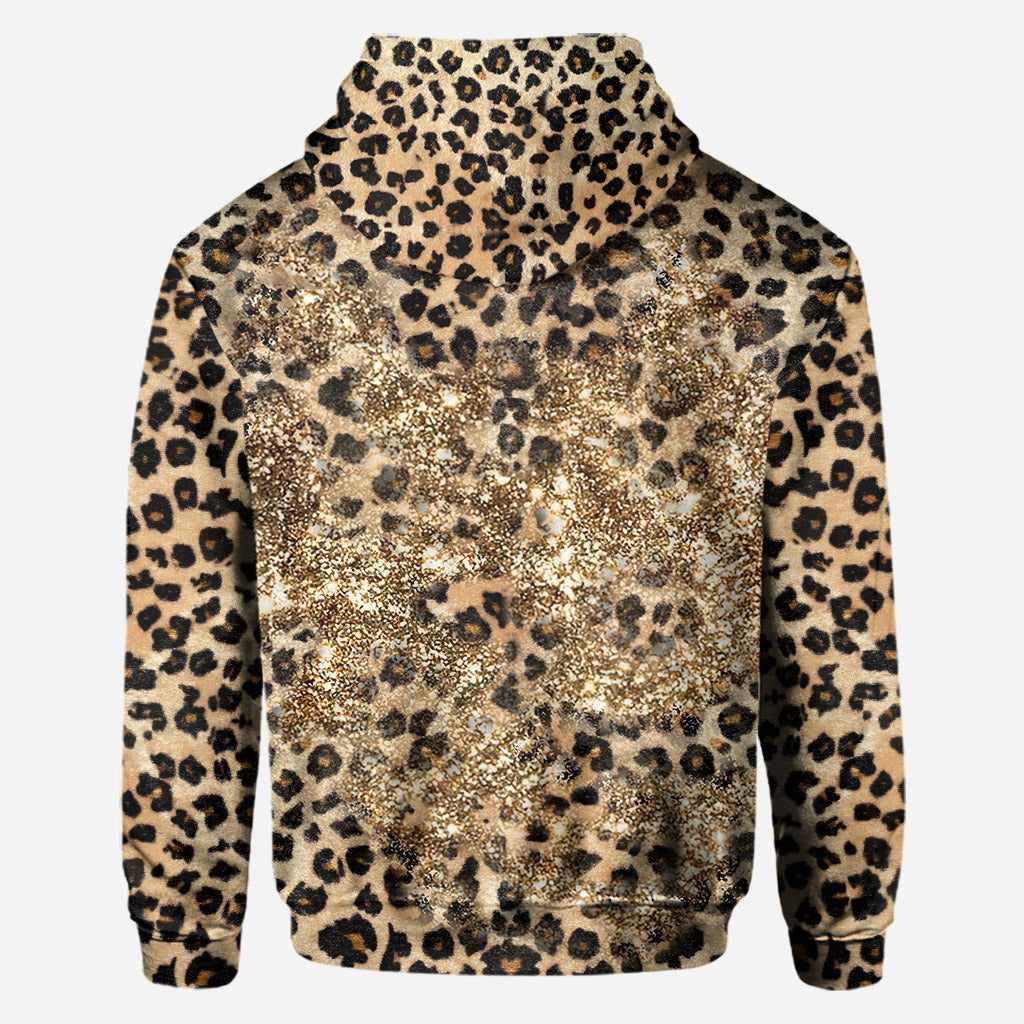 Be A Teacher - Personalized All Over T-shirt and Hoodie With Faux Glitter Print