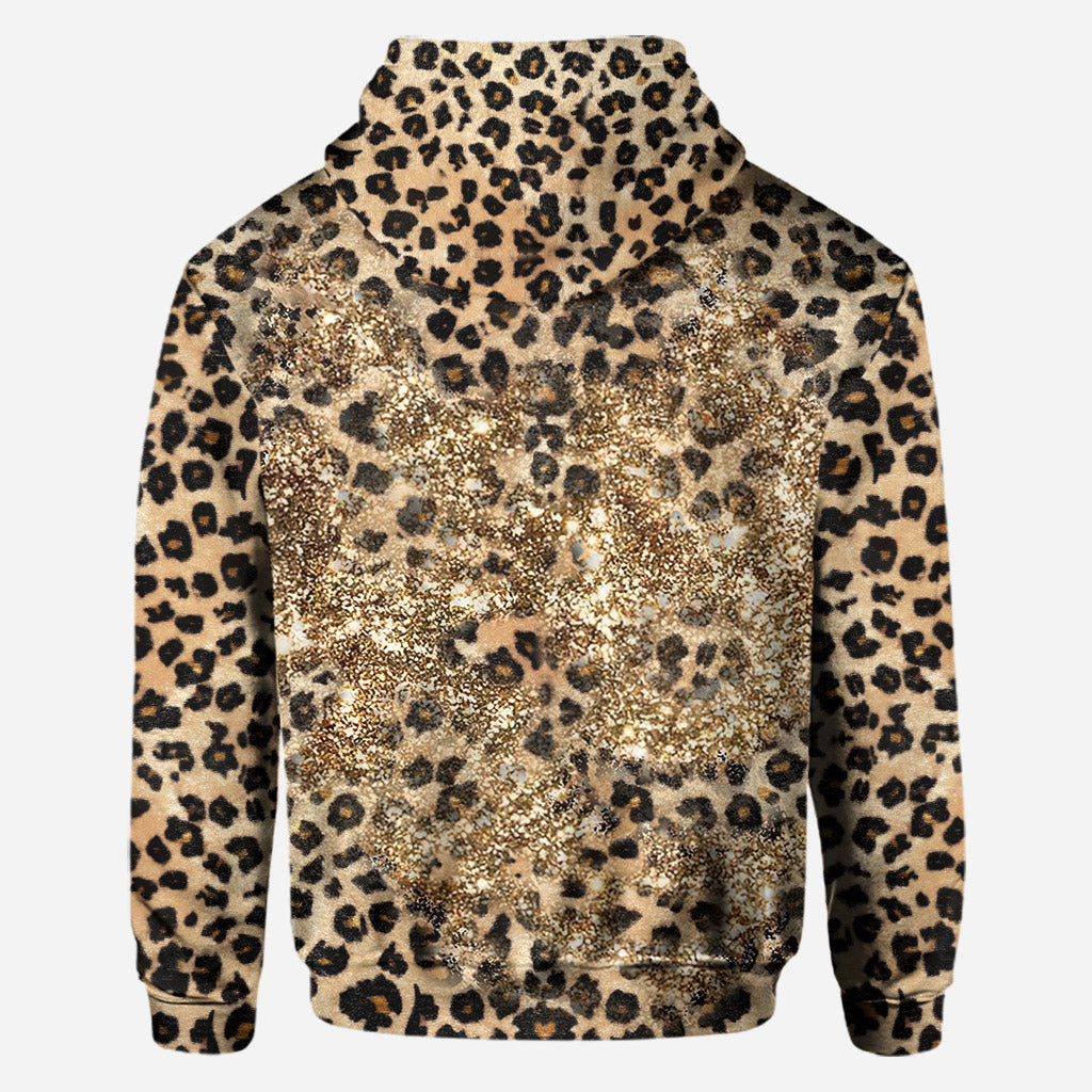 Be A Teacher - Personalized All Over T-shirt and Hoodie With Faux Glitter Print