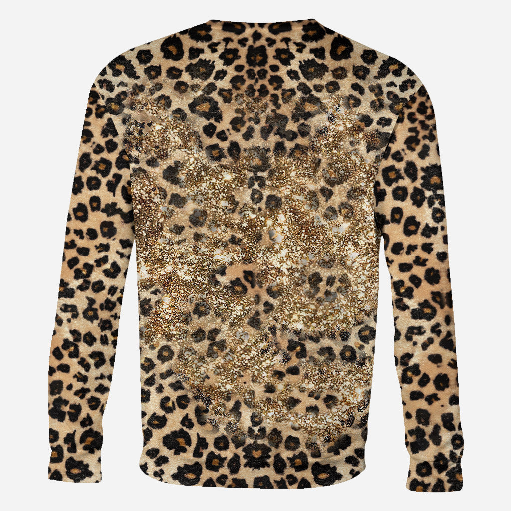 Be A Teacher - Personalized All Over T-shirt and Hoodie With Faux Glitter Print