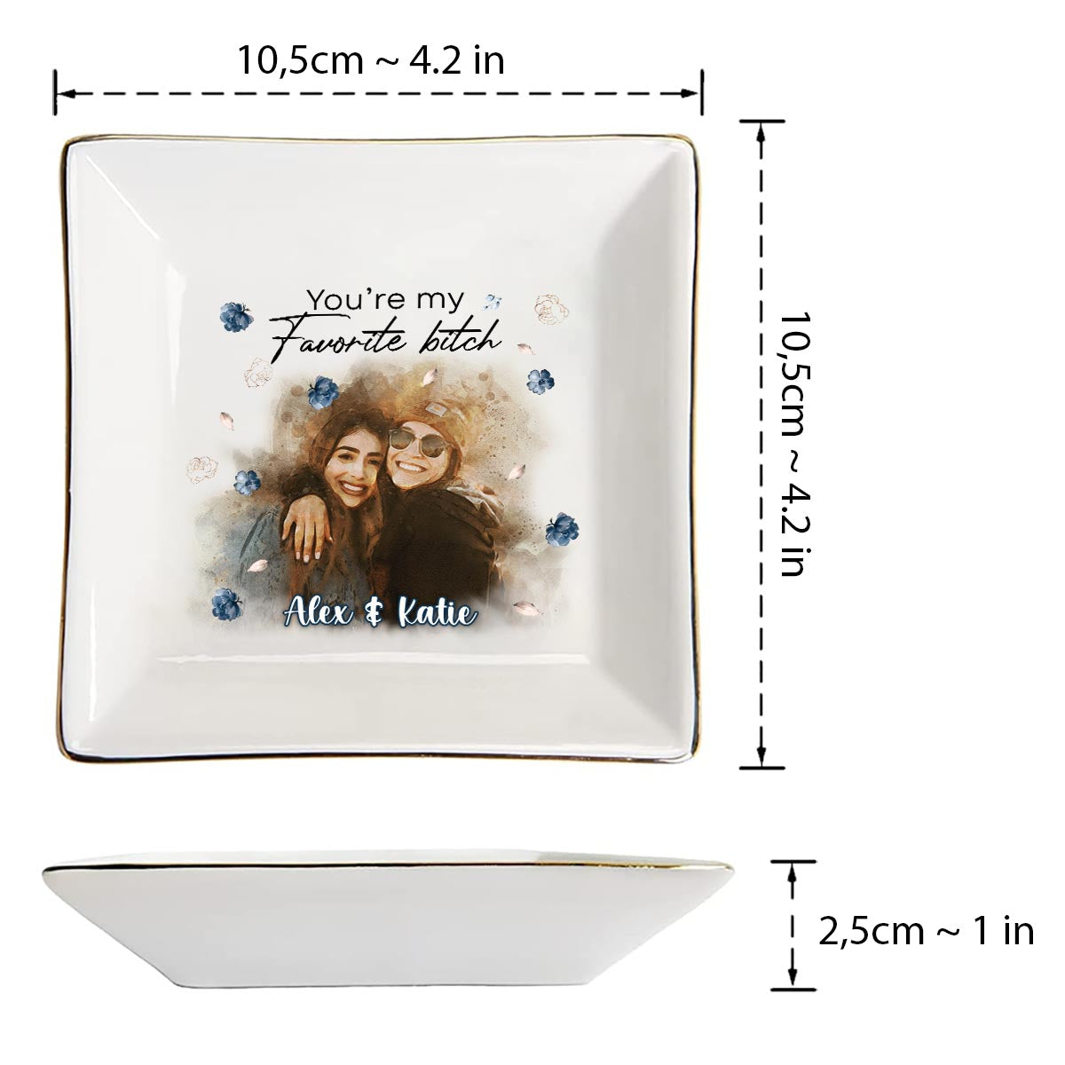You’re My Favorite - Personalized Bestie Jewelry Dish