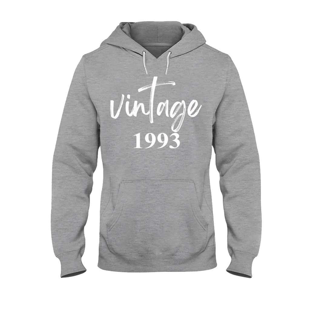 Version vintage - T-shirt et sweat à capuche personnalisés pour anniversaire