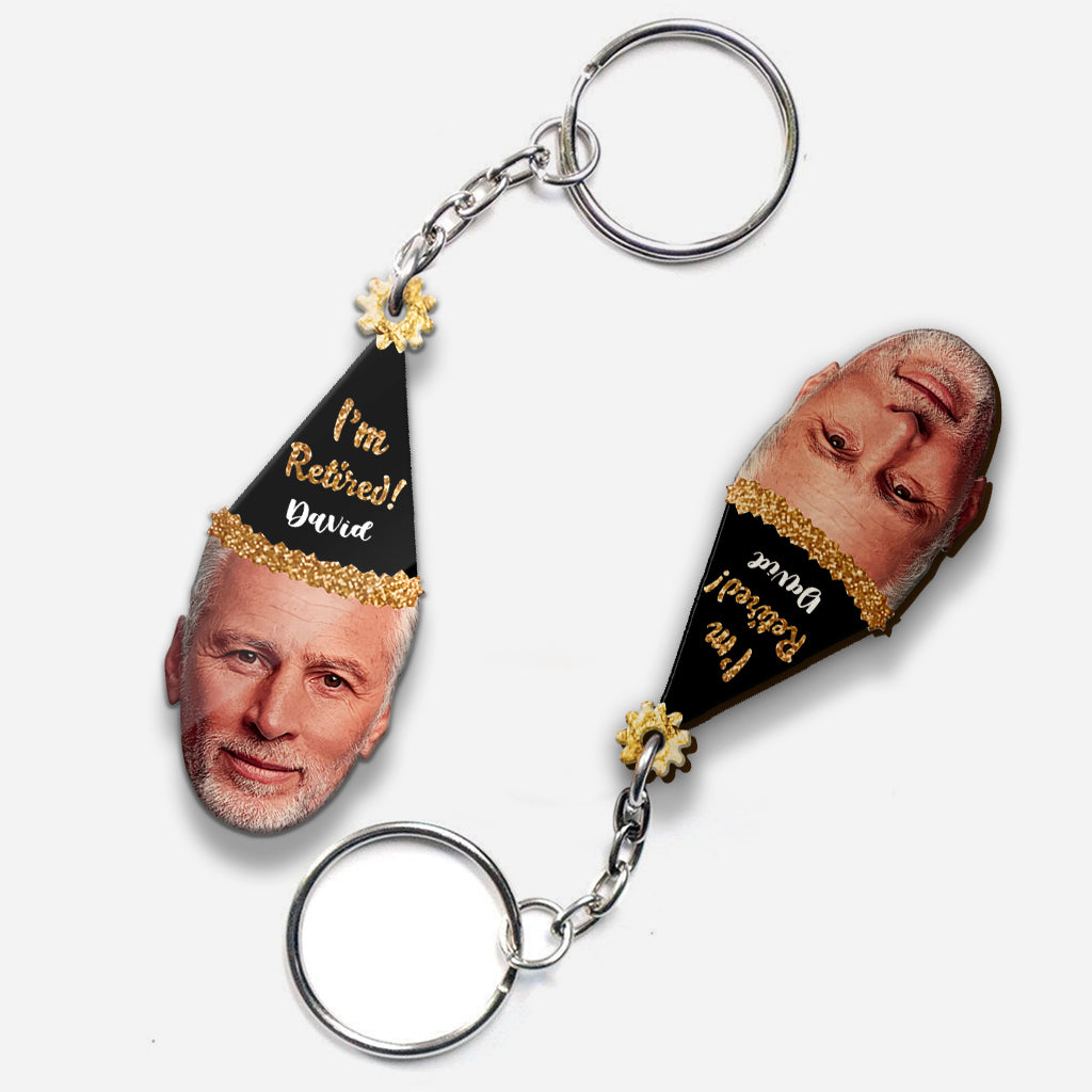 The Legend Has Retired! - Personalized Retired Keychain