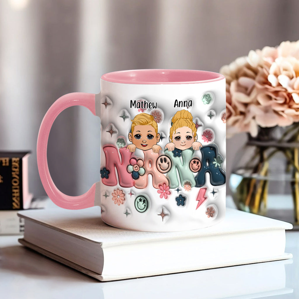 Beste Oma der Welt – Geschenk für Oma – Personalisierte Tasse mit Akzent