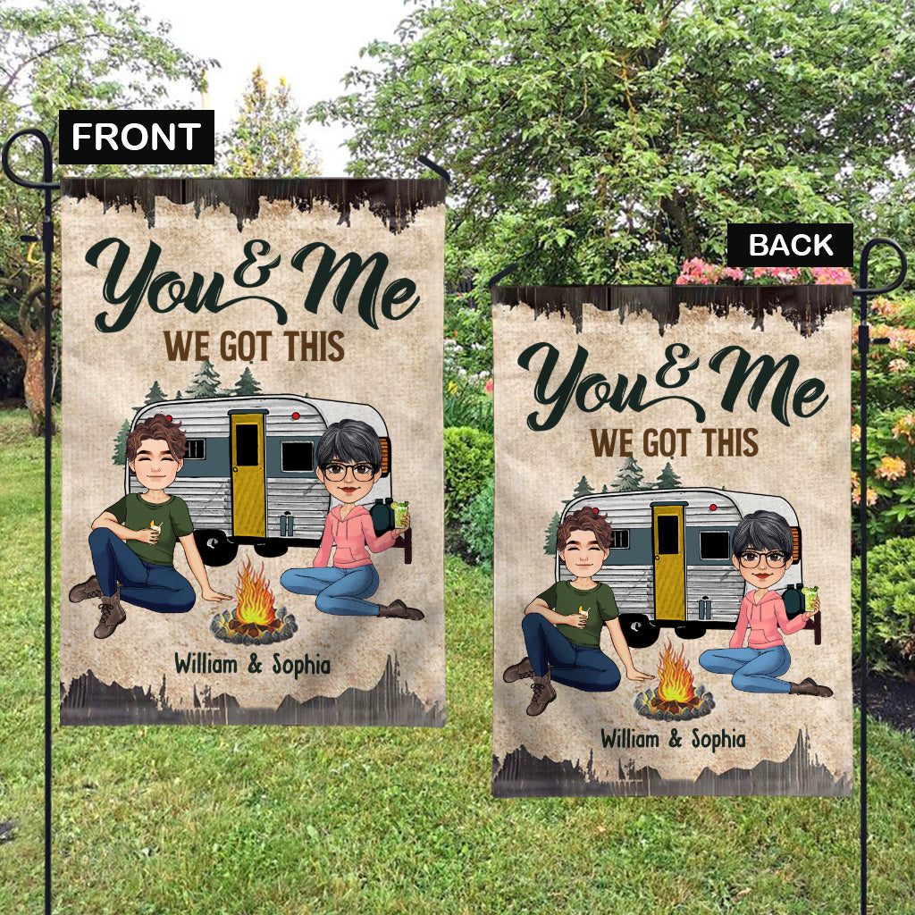 Making Memories One Campsite At A Time - Personalized Camping Garden Flag