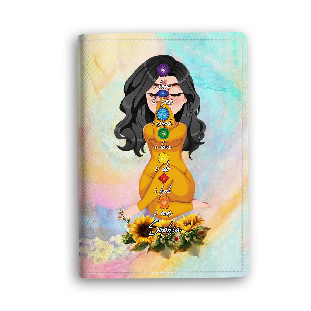 Let That Shit Go - Personalized Yoga Passport Holder