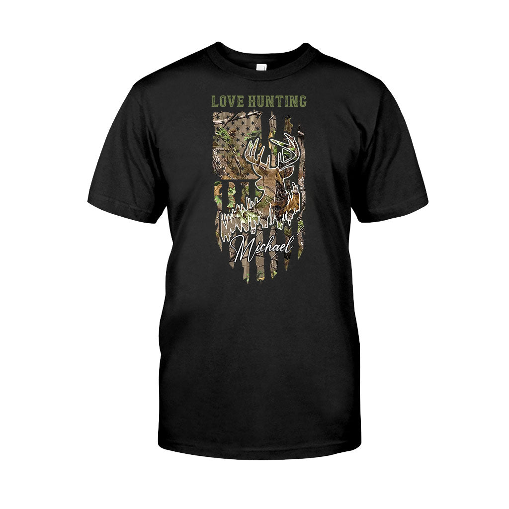 J'adore la chasse - T-shirt et sweat à capuche personnalisés sur le thème de la chasse