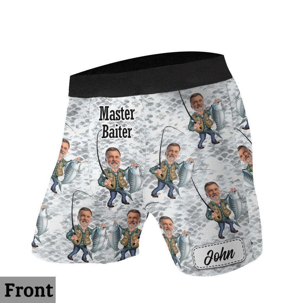 Master Baiter - Personalized Fishing Men Boxer Briefs