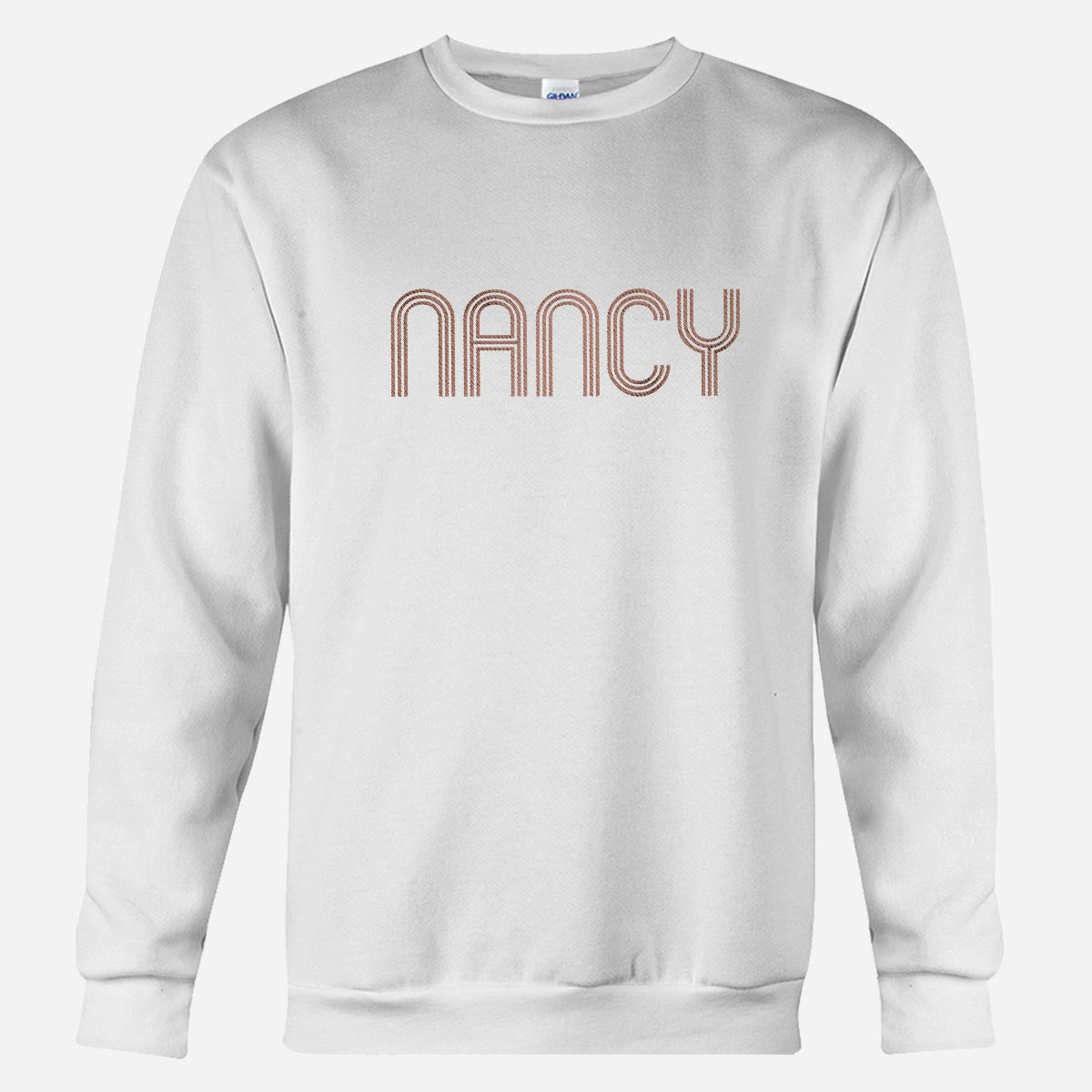 Custom Name - Personalized Grandpa Embroidered Sweater