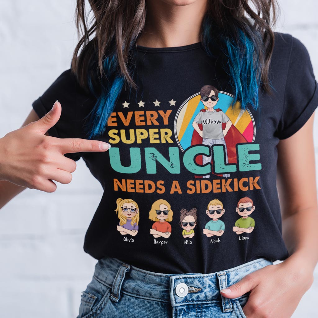 Super Dad Super Hero - Gift for dad, grandpa, uncle, brother - Personalized T-shirt And Hoodie