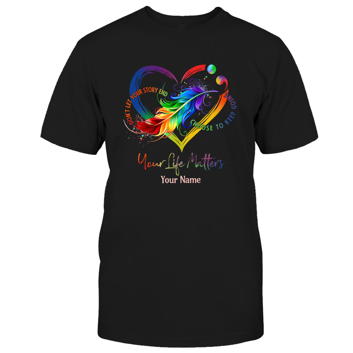Dein Leben zählt – Personalisiertes T-Shirt und Hoodie zur Suizidprävention