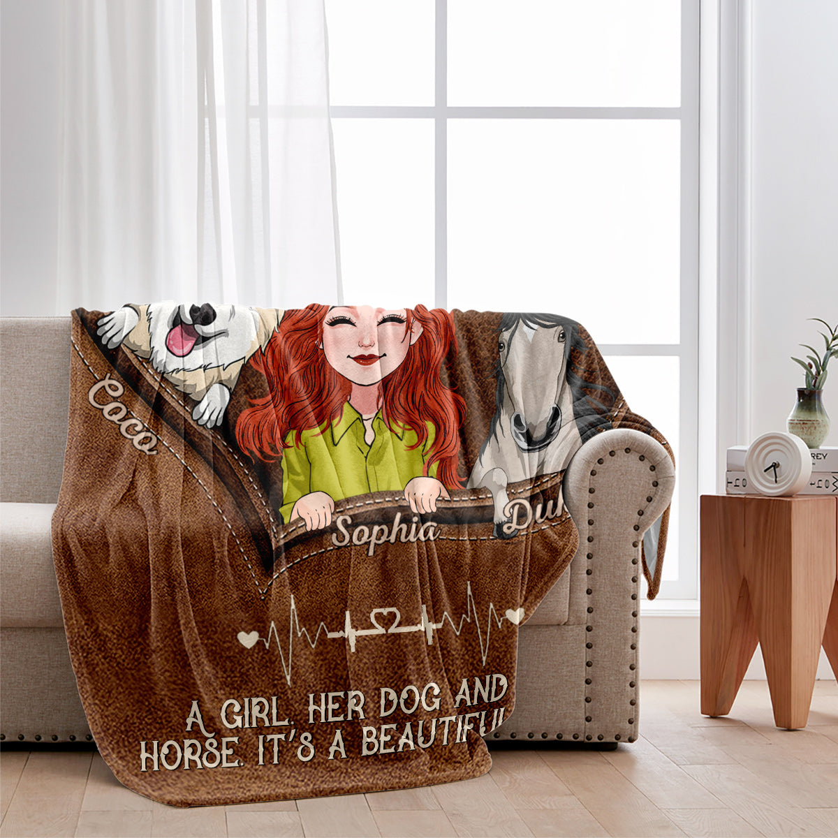 Positive Affirmations Butterfly - Personalized Butterfly Blanket