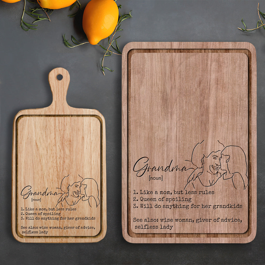 Définition de grand-mère - Planche à découper personnalisée pour grand-mère