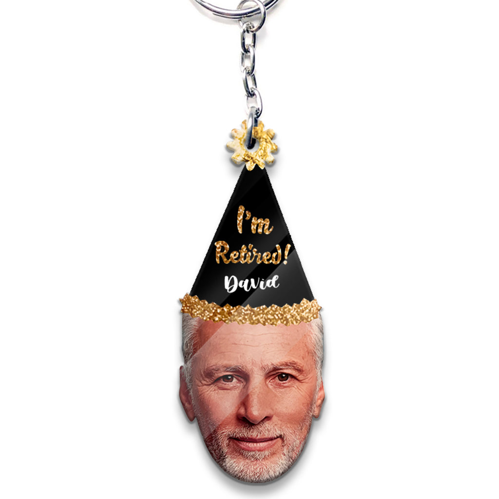 The Legend Has Retired! - Personalized Retired Keychain