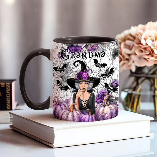 Grandma Witch - Personalized Grandma Accent Mug