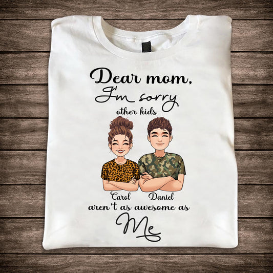 Dear Mom - Personalized Mother T-shirt And Hoodie