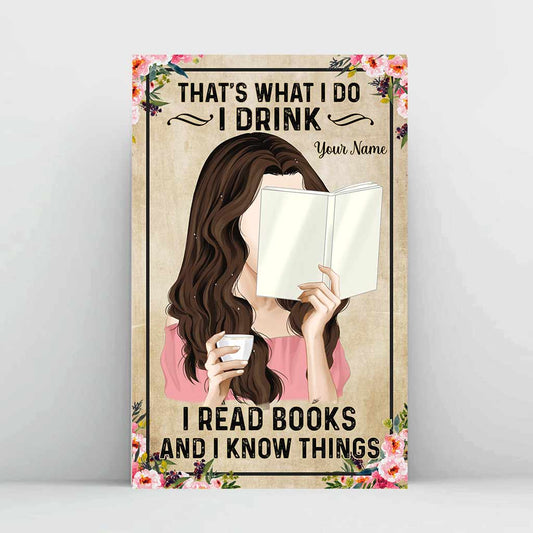 Book Lover - Personalized Book Poster
