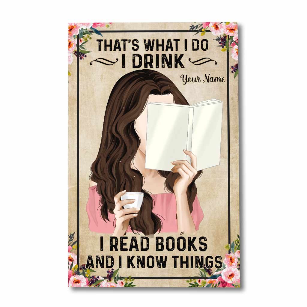 Book Lover - Personalized Book Poster