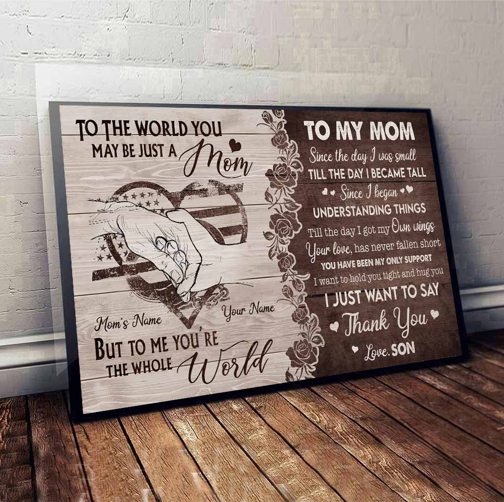 À ma maman - Affiche personnalisée pour la fête des mères, policier