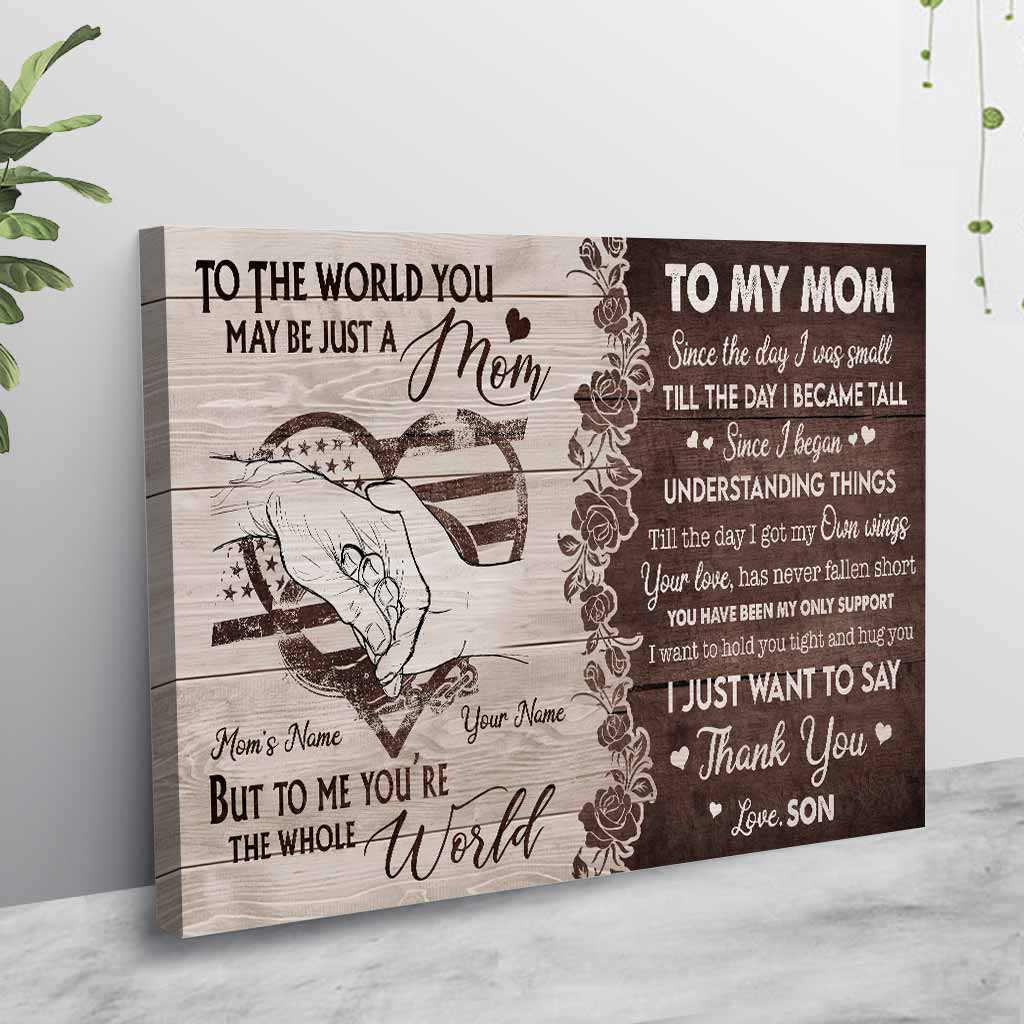 À ma maman - Affiche personnalisée pour la fête des mères, policier