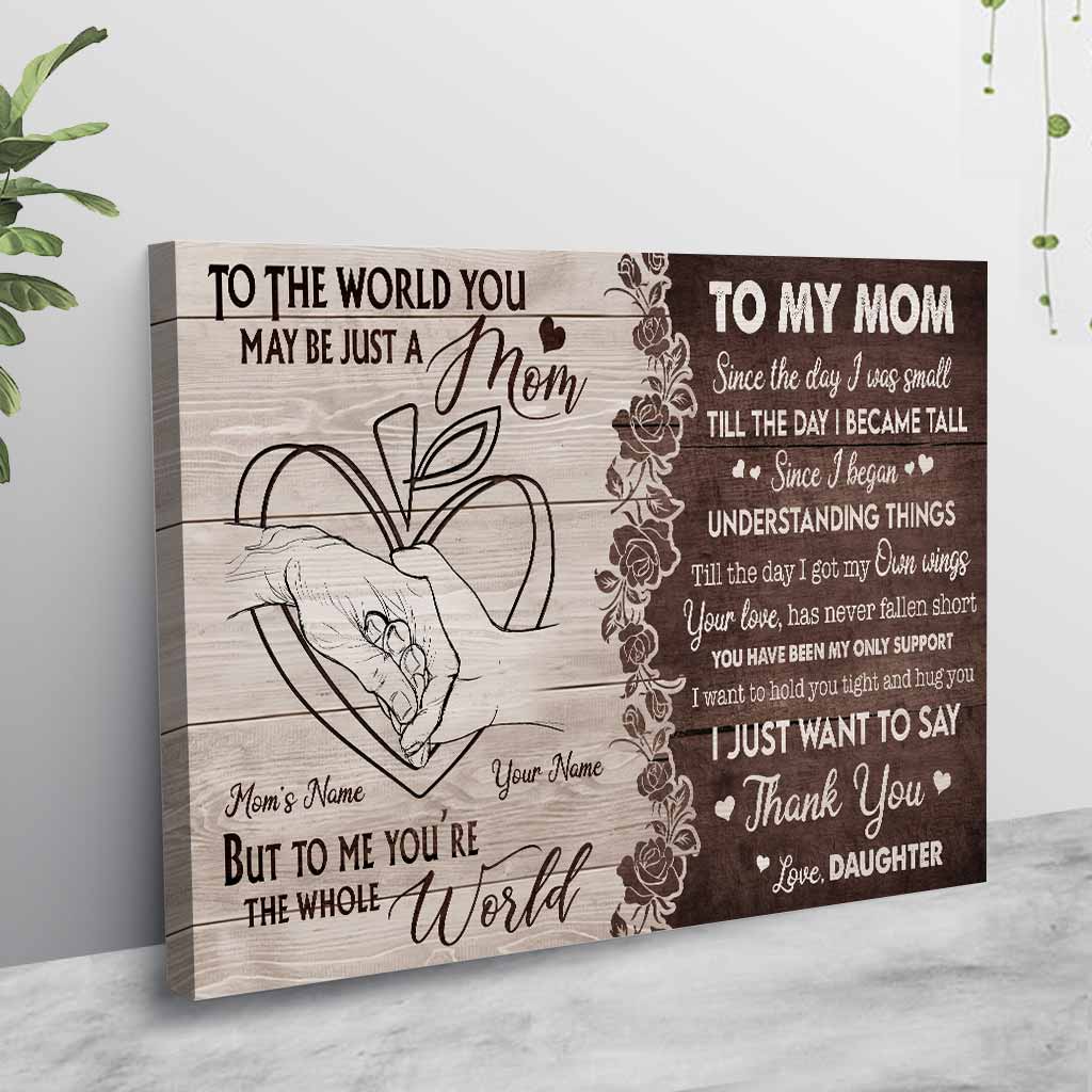 À ma maman - Affiche personnalisée pour la fête des mères (enseignante)