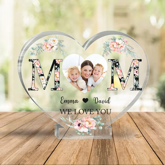 Mom - Personalized Mother's Day Mother Custom Shaped Acrylic Plaque
