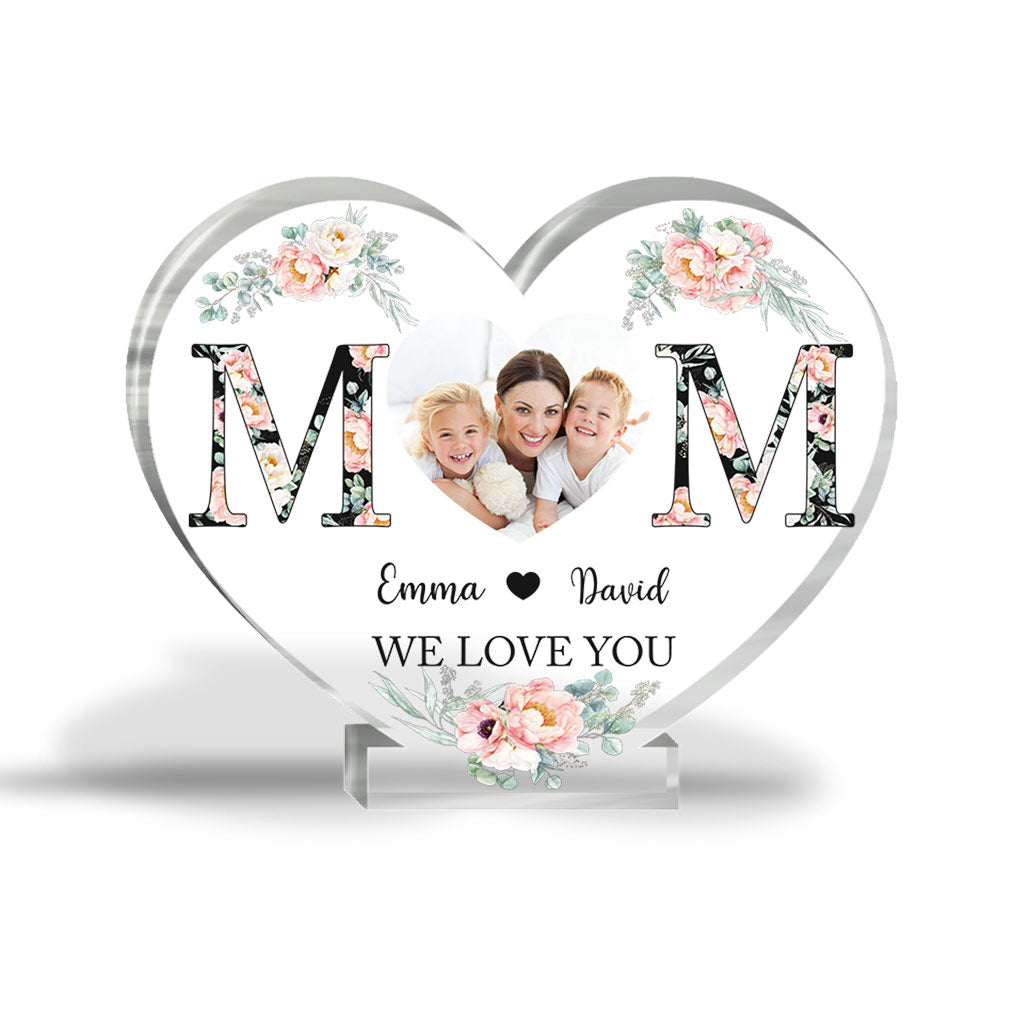 Mom - Personalized Mother's Day Mother Custom Shaped Acrylic Plaque