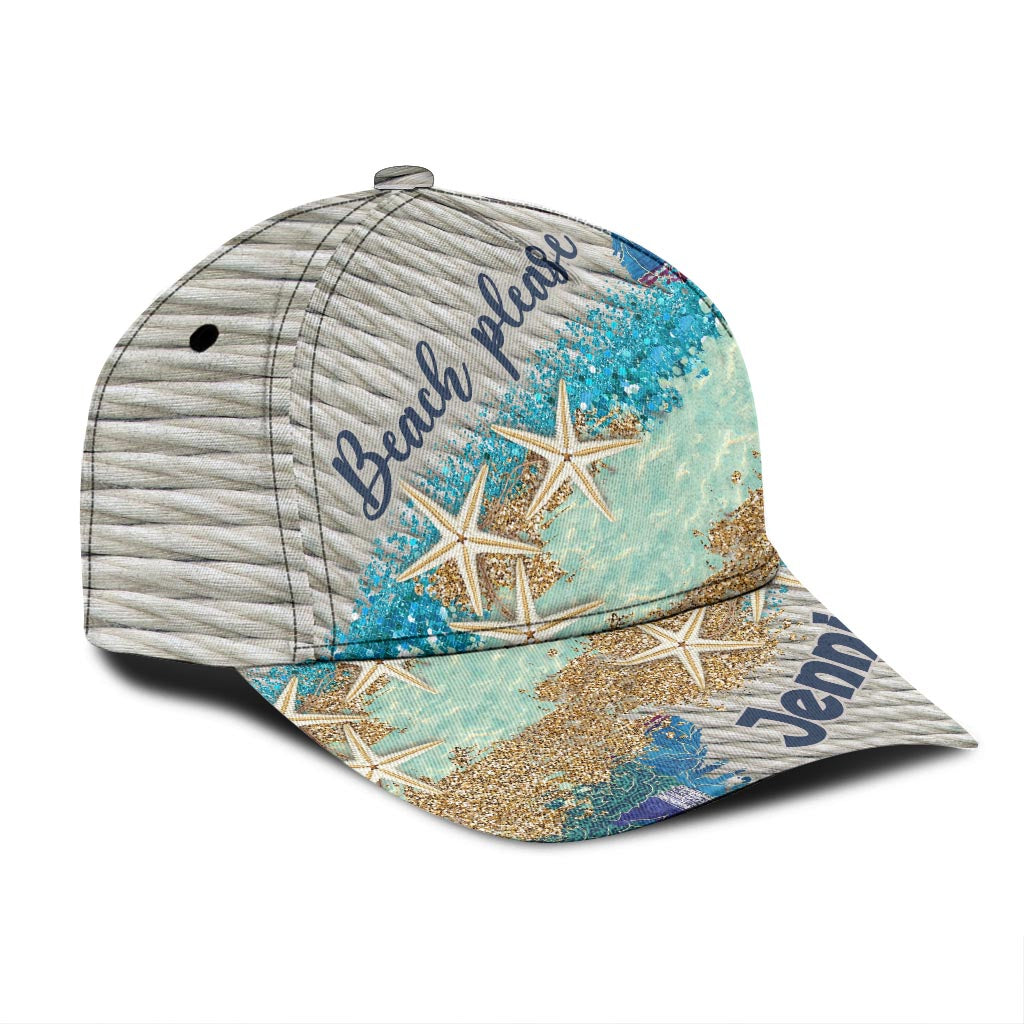 Beach Please - Personalized Sea Lover Classic Cap