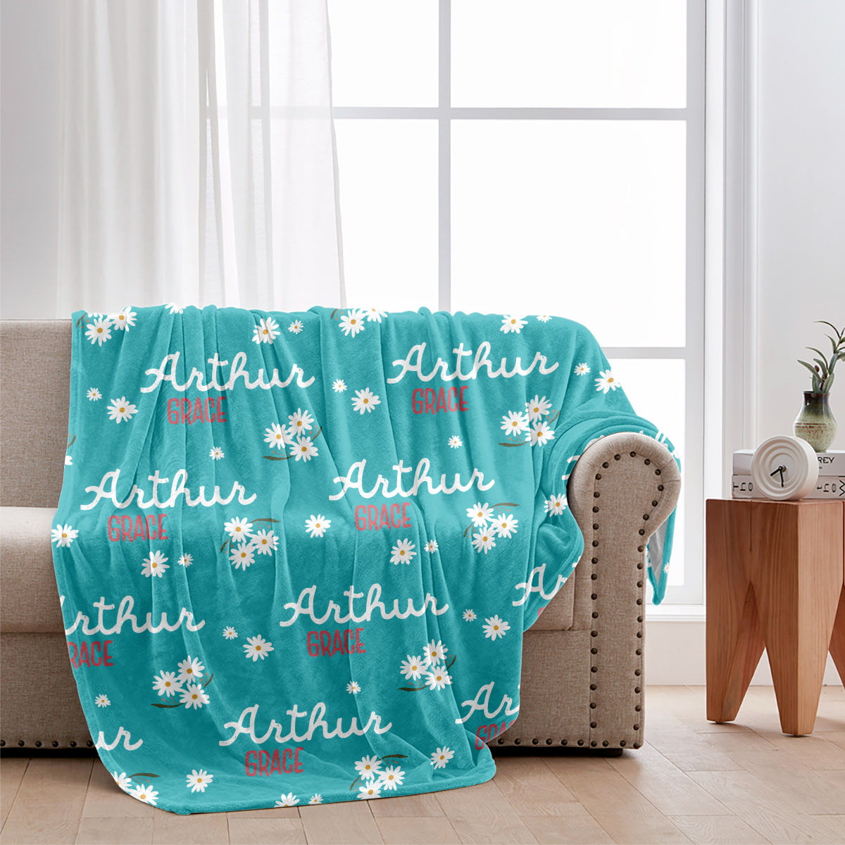 Daisy Custom Name - Personalized grandson Blanket