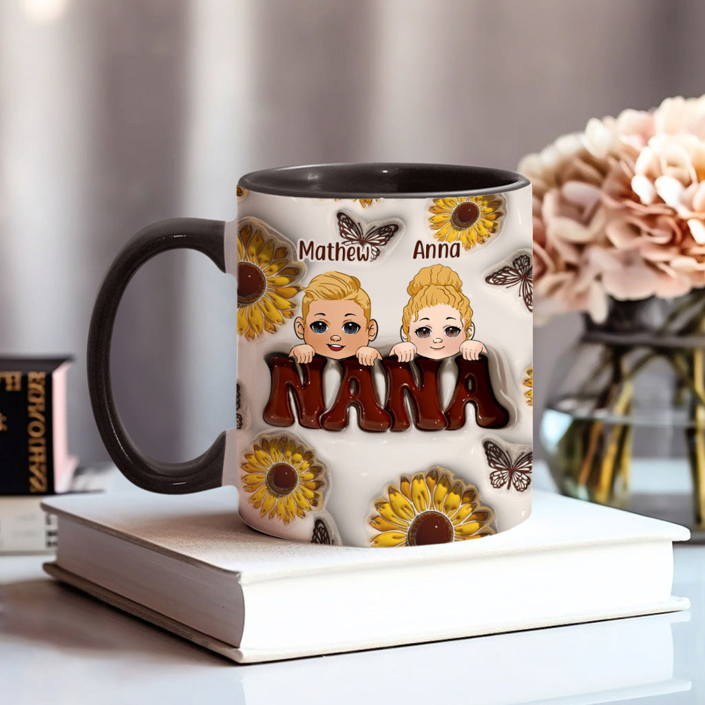 Meilleure grand-mère/mamie/mémé du monde - Cadeau pour grand-mère - Mug personnalisé