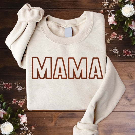 Custom Name - Personalized Mother Embroidered Sweater