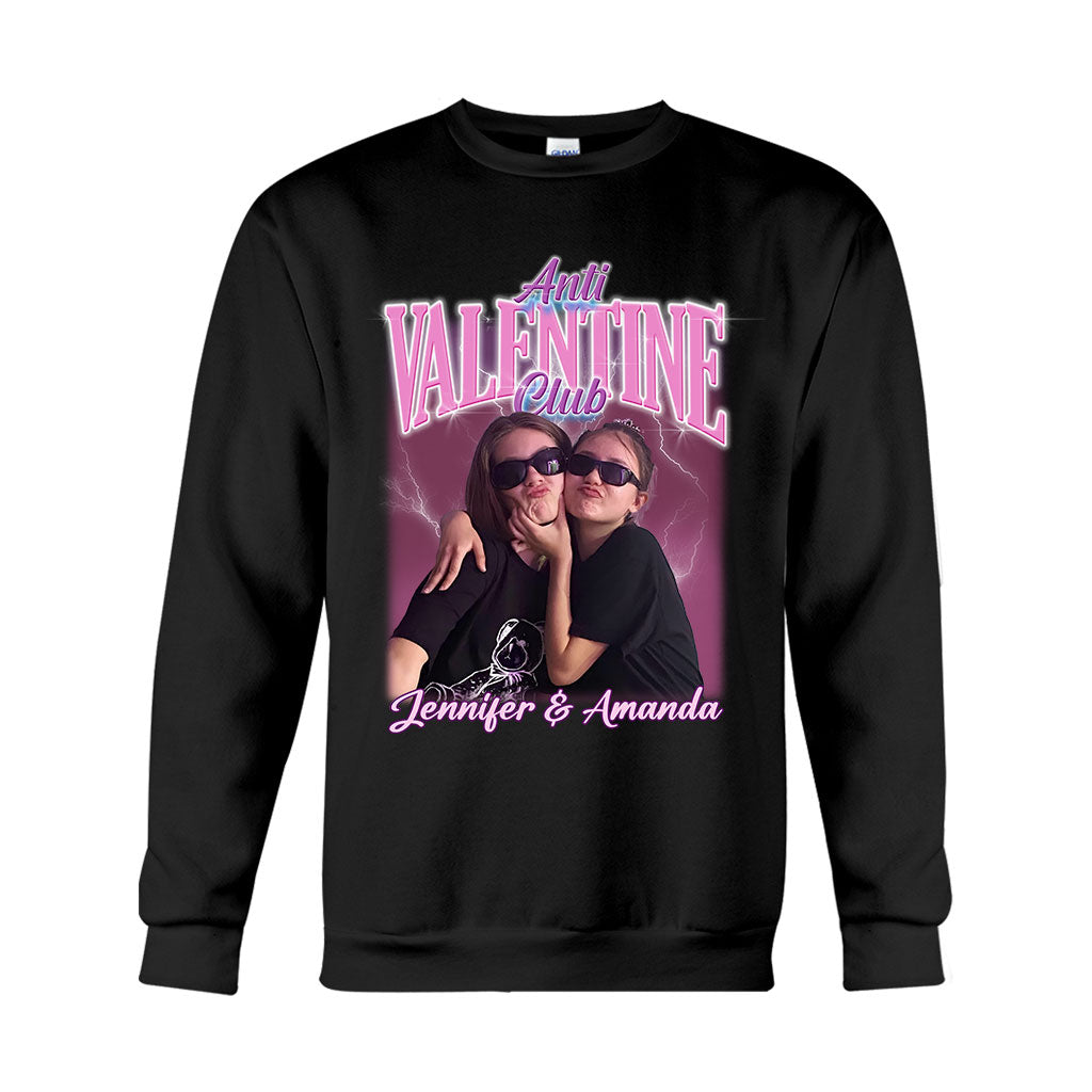 Anti-Valentinstag-Club – Personalisiertes Bestie-T-Shirt und Hoodie