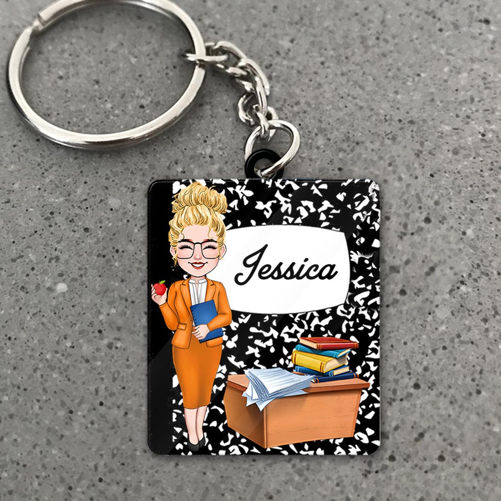Santa's Favorite Teacher - Personalized Teacher Keychain