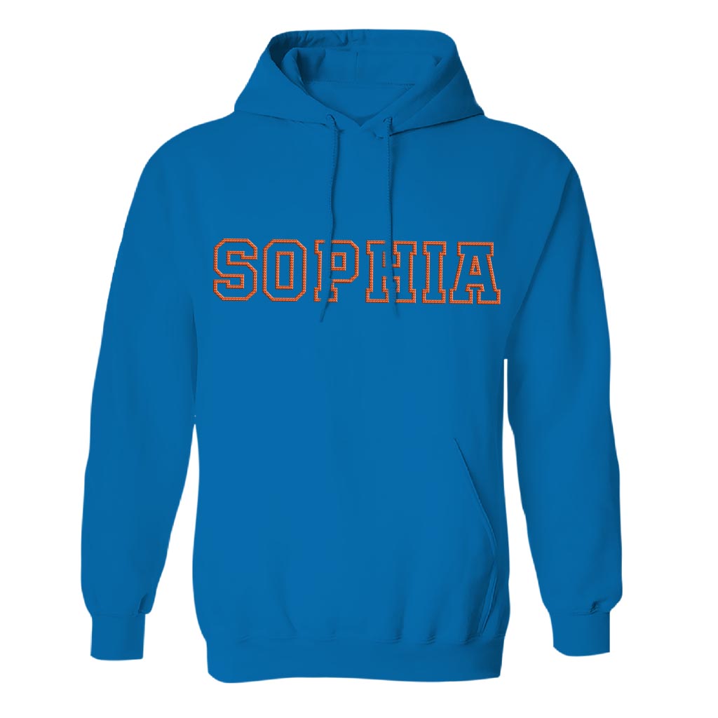 Personalisierter Hoodie mit Stickerei für die Enkelin – individueller Name