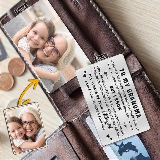 To My Dad - Gift for dad, grandma, grandpa, mom, uncle, aunt - Personalized Wallet Insert Card