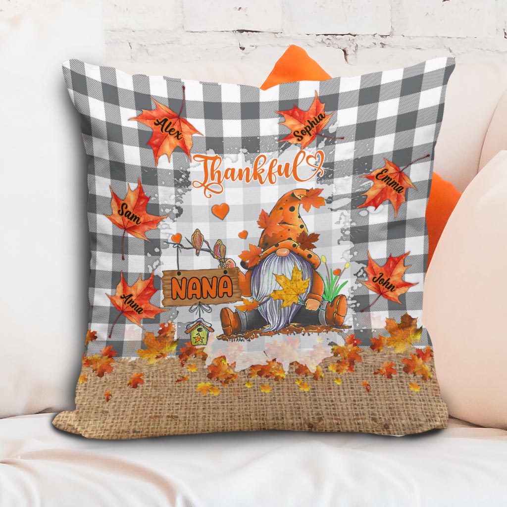 Thankful Grandma - Personalized Grandma Throw Pillow