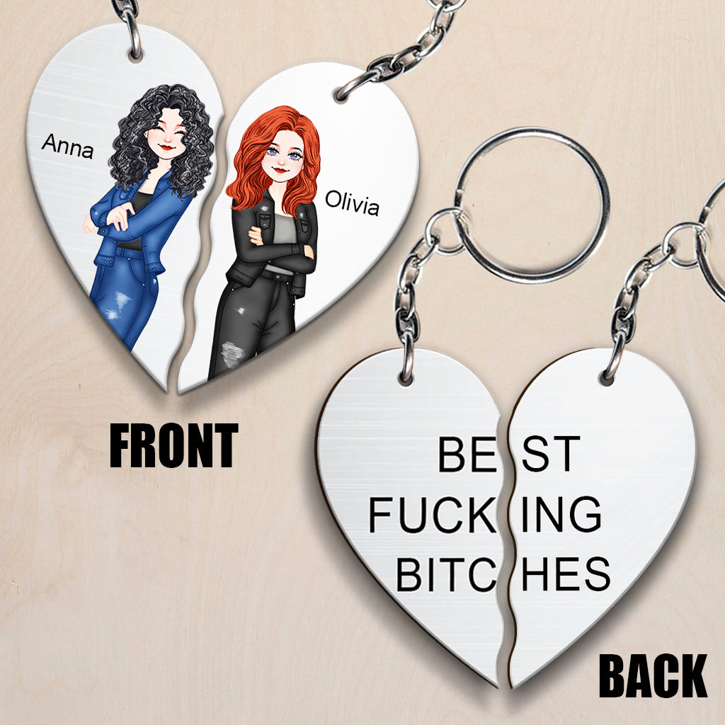 Funny Keychain For Best Friends - Gift for friend - Personalized Keychain