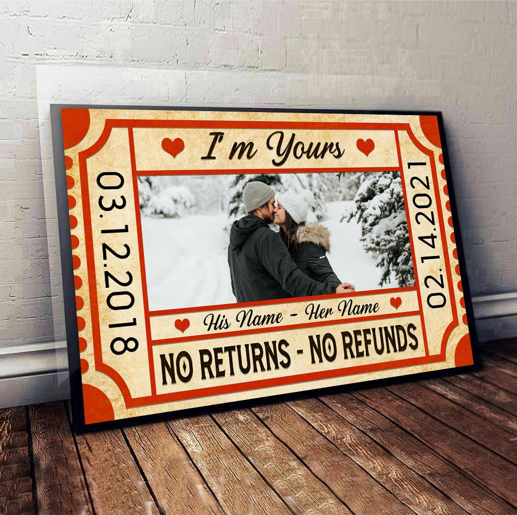 I'm Yours - Personalized Couple Poster