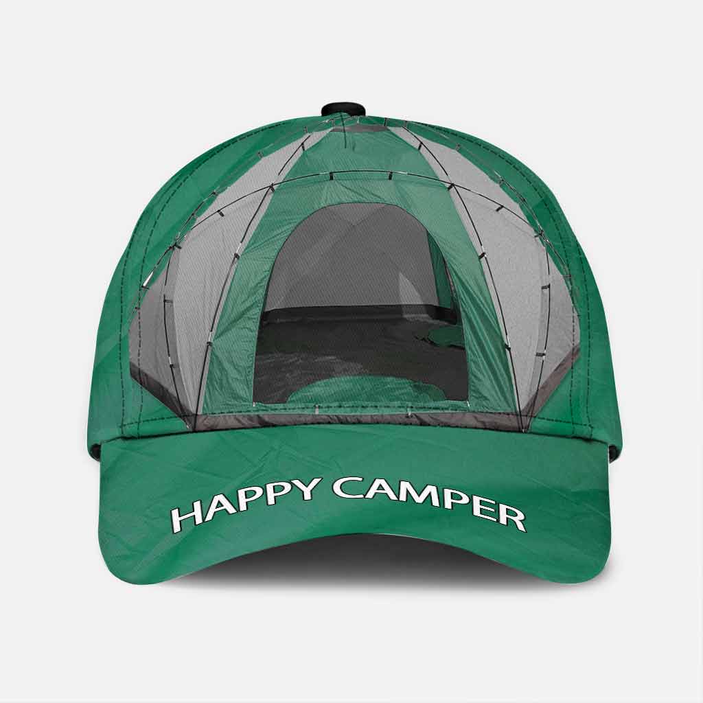 Happy Camper Cap With Printed Vent Holes