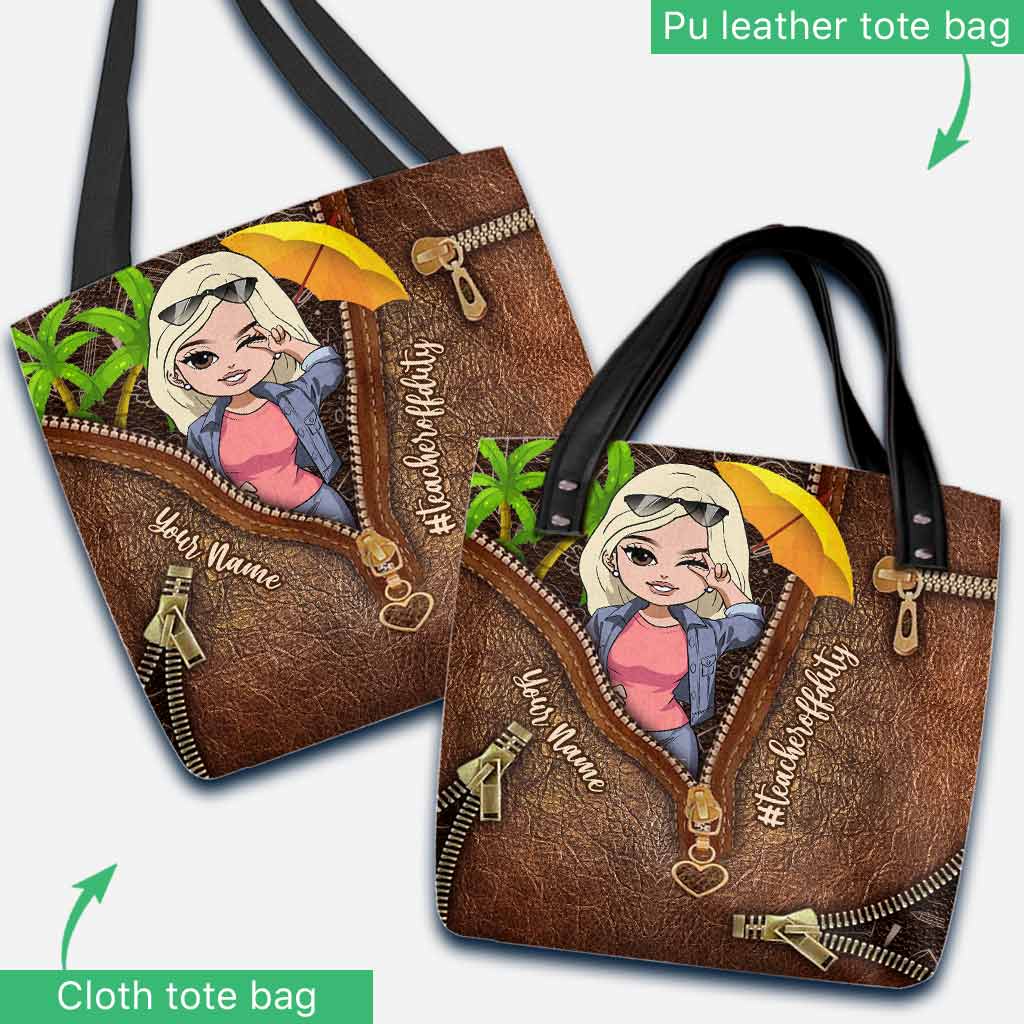 Sac fourre-tout personnalisé pour enseignants en congé