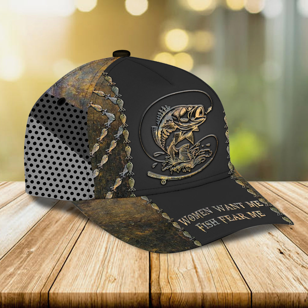 Fish Fear Me - Personalized Fishing Classic Cap