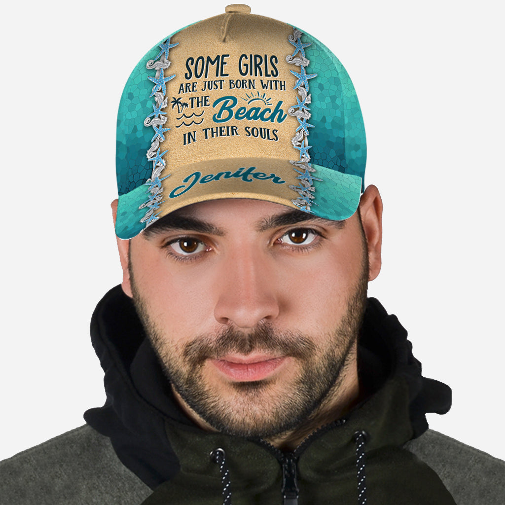 Some Girls Are Just Born - Personalized Sea Lover Classic Cap