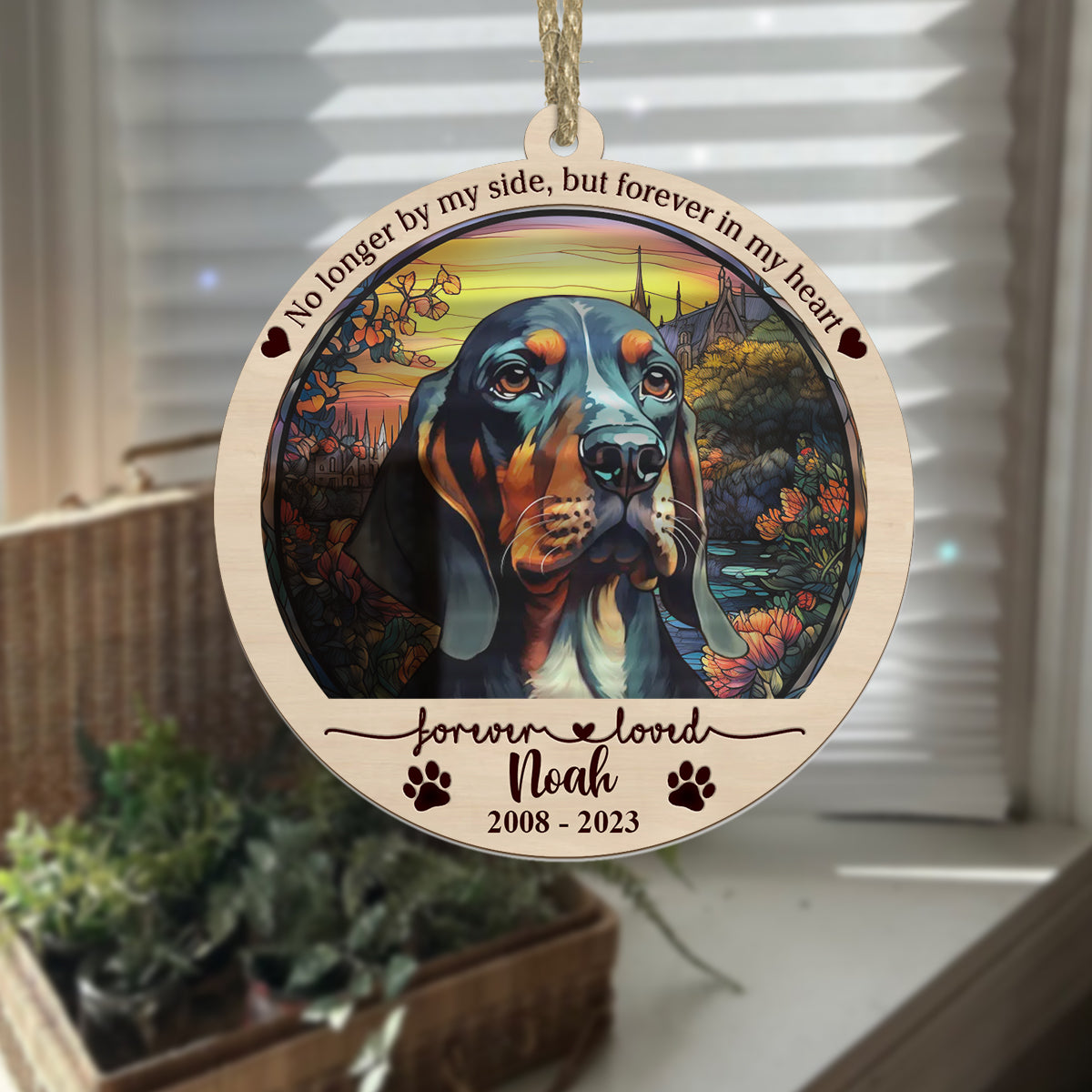Attrape-soleil personnalisé pour chien et chat coloré