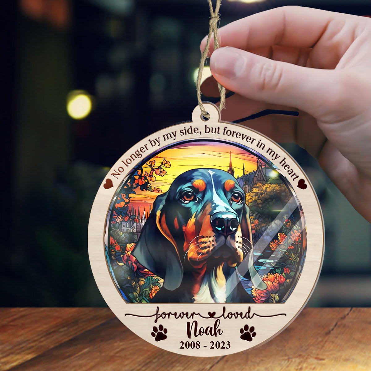 Attrape-soleil personnalisé pour chien et chat coloré