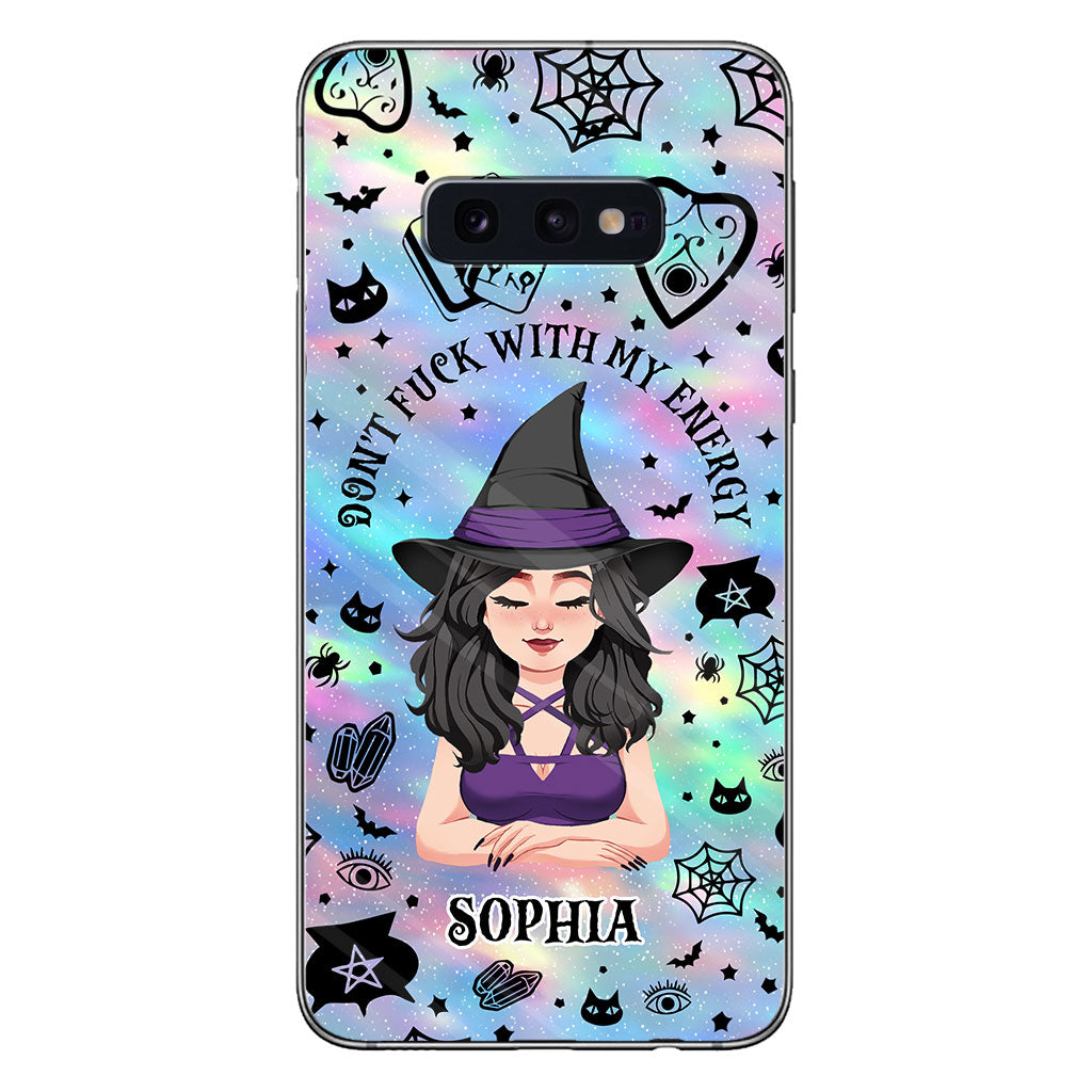 Don't F With My Energy - Personalized Witch Phone Case