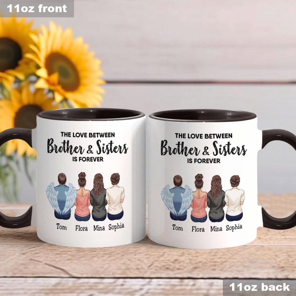 Family Is Forever - Personalized Family Accent Mug