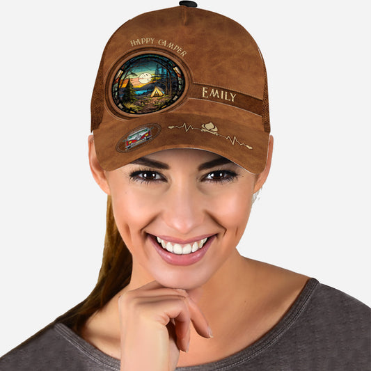 Happy Camper - Personalized Camping Classic Cap