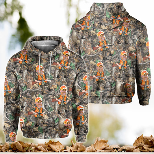 Foto eingefügter Jäger - Personalisiertes Jagd-T-Shirt