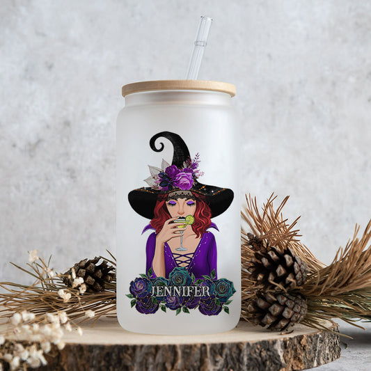 Don't F With My Energy - Personalized Witch Can Glass