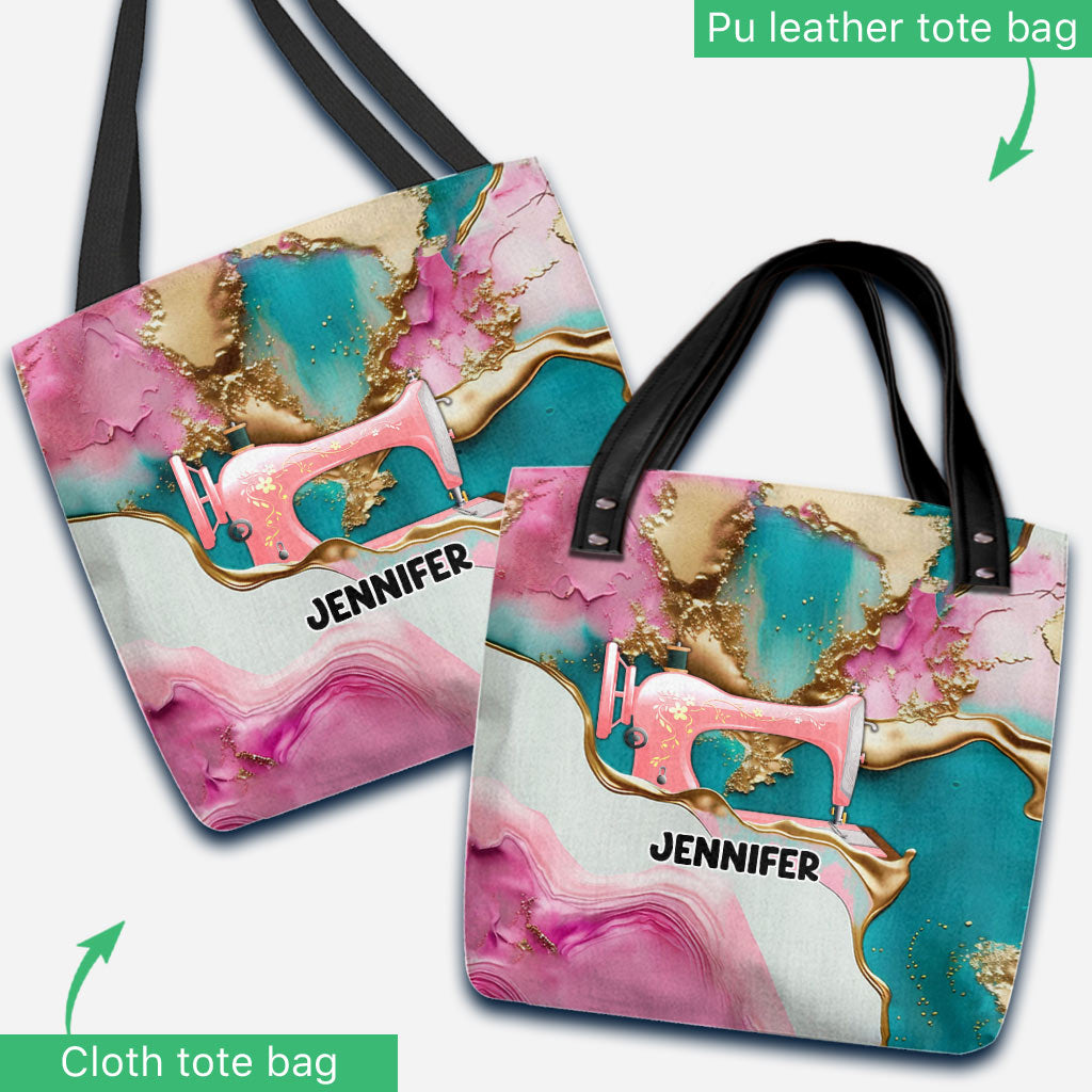 Love Sewing - Personalized Sewing Tote Bag